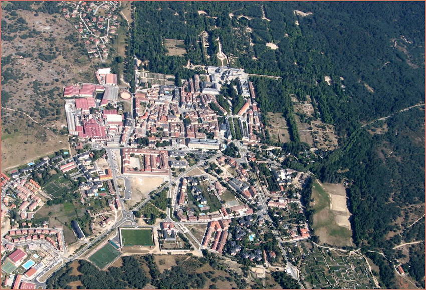 La Granja, résidence
d'été royale, petit Versailles en granite granja